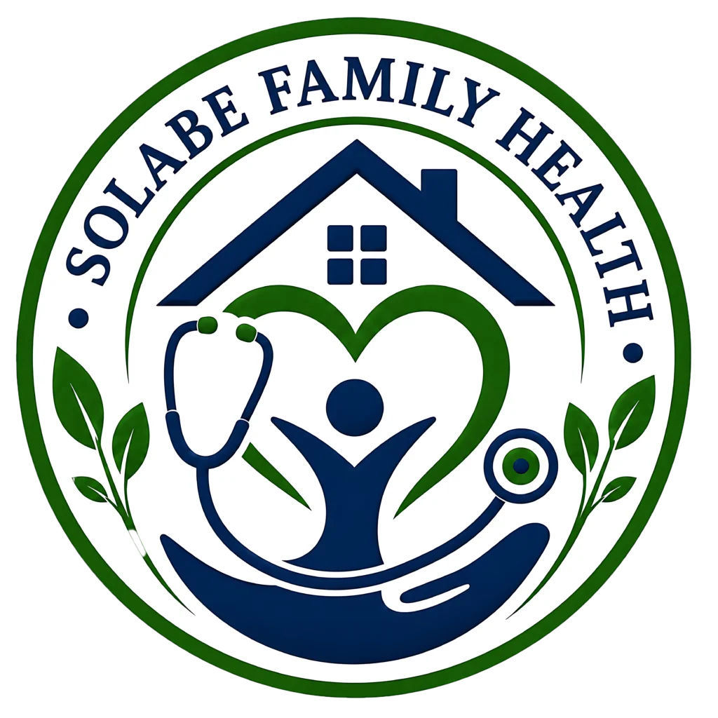 Solabe Family Health provider in medical scrubs
