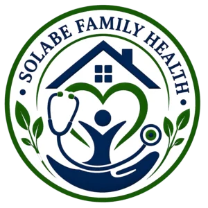 Solabe Family Health provider in medical scrubs